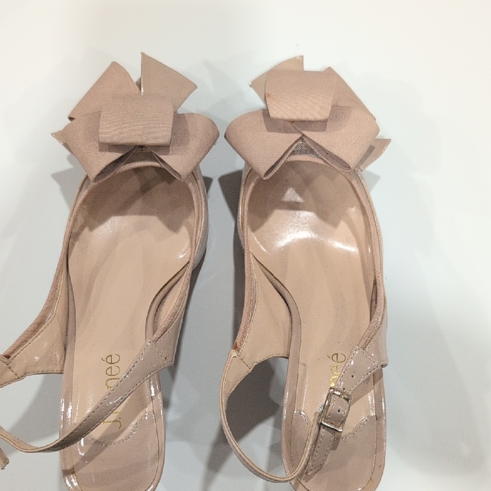 J.Renee Taupe Bow Heels